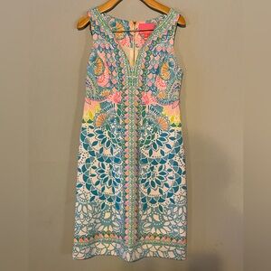 Lilly Pulitzer Multicolor Floral Midi Dress